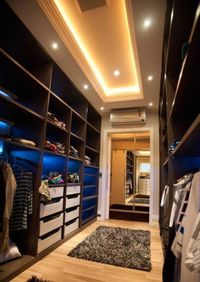 Большая открытая гардеробная комната с комбинированным наполнением Кызылорда