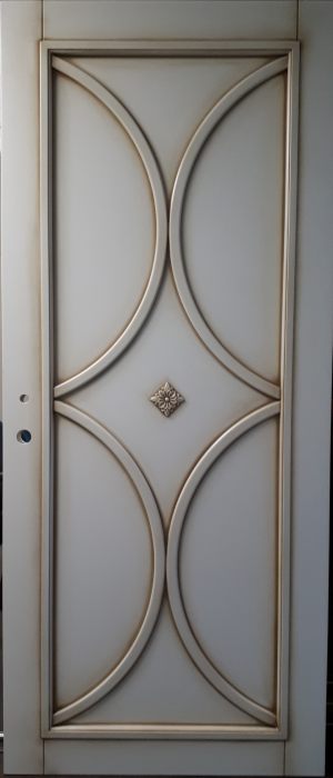 Межкомнатная дверь в профиле массив (эмаль с патиной) Кызылорда