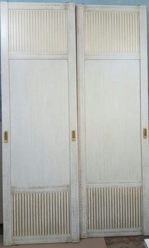 Двери для шкафа купе с фрезеровкой Кызылорда